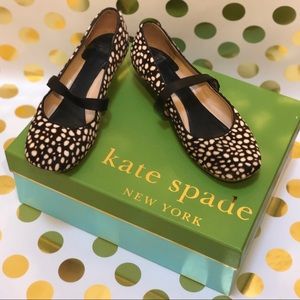 Vintage Kate Spade Calf Hair Kitten Heels